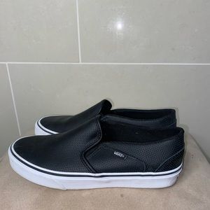 Black Slip On Vans